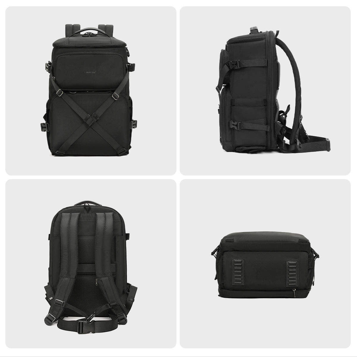 Tigernu Outdoor Waterproof Rain Cover Multifunctional Professional Tripod Holder Large Camera Backpack With Laptop Compartment