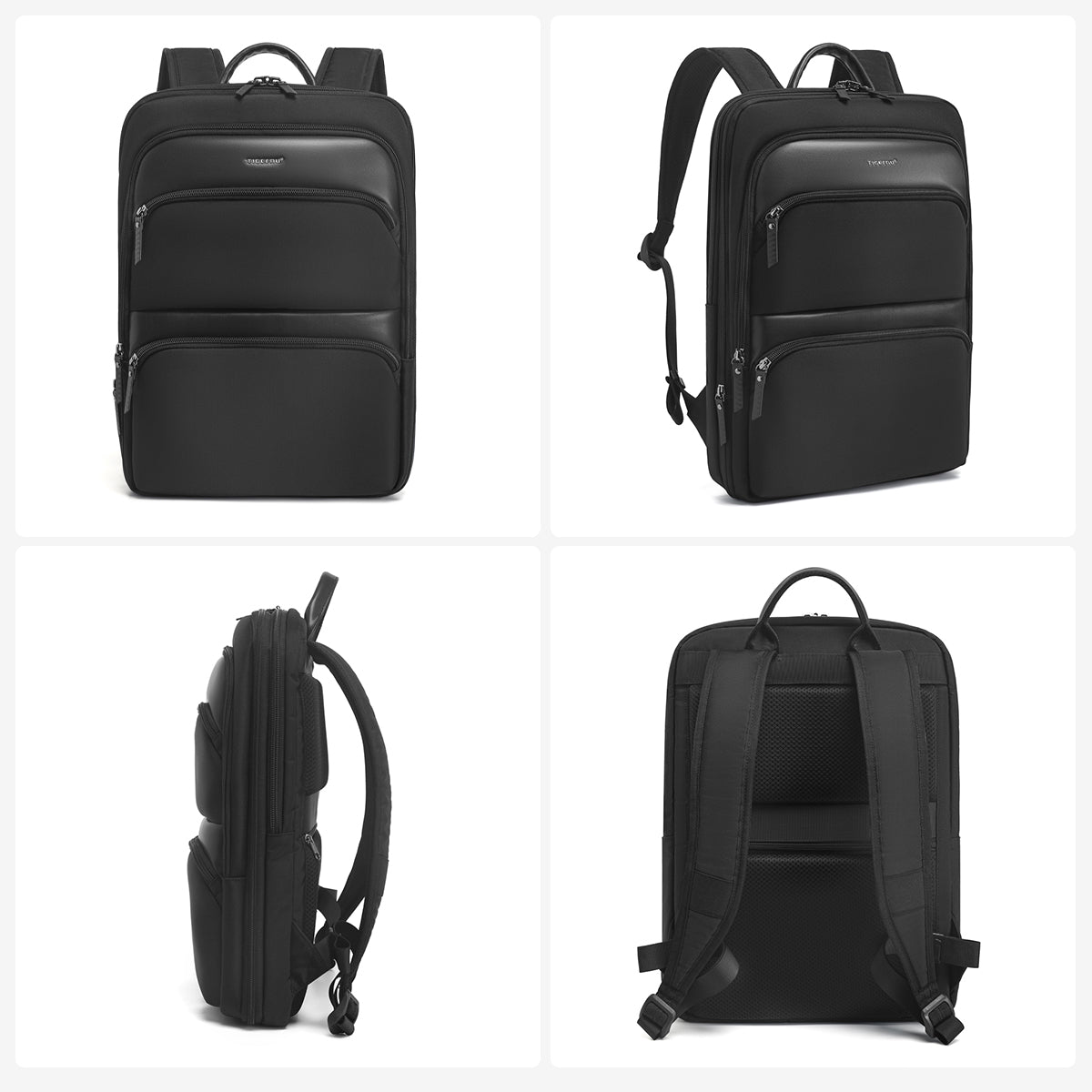 Tigernu Fashion Daily Portable Lightweight Laptop Bag Nylon S-Shaped Ergonomic Dynamic Expansion Men's Backpacks Backpack for Men