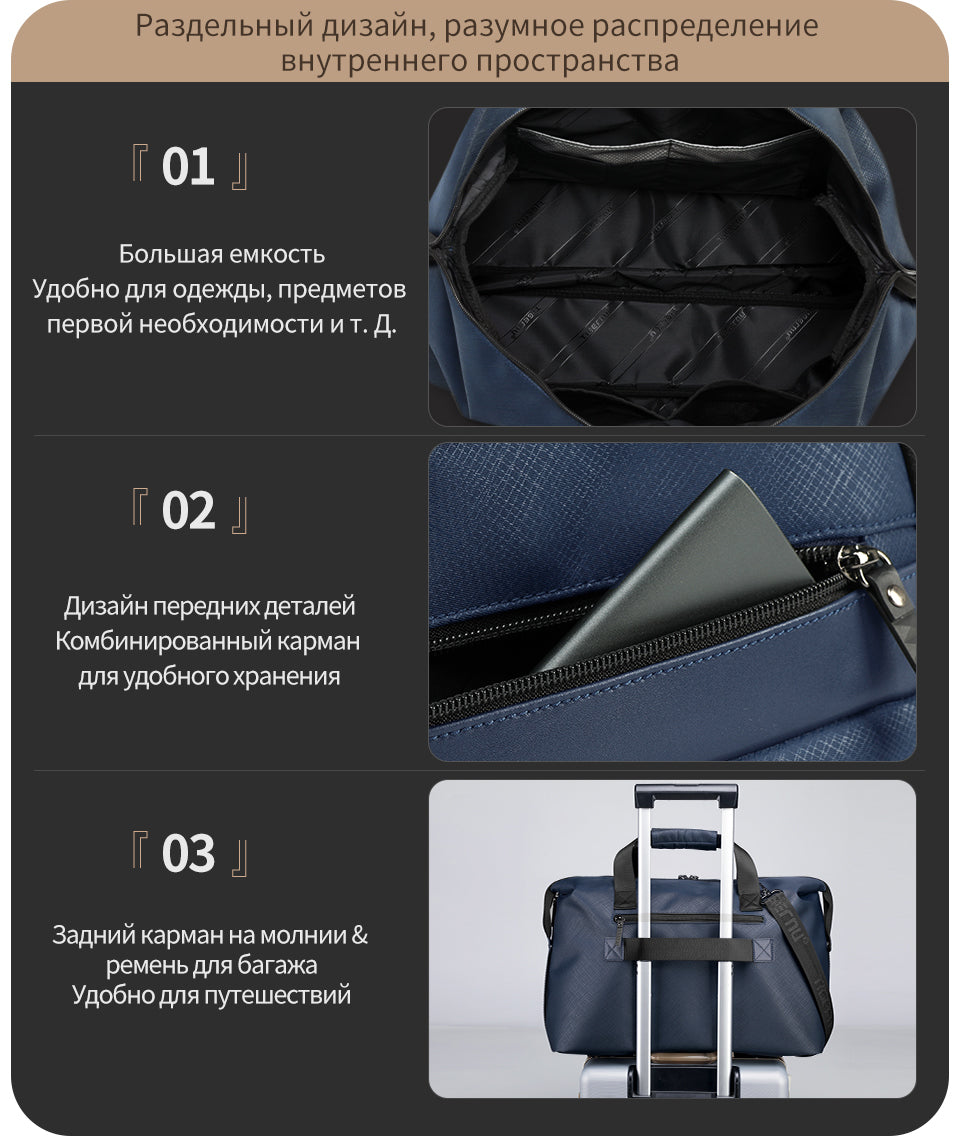 Tigernu fashion expand larger capacity waterproof luggage business travelling bag for outdoor