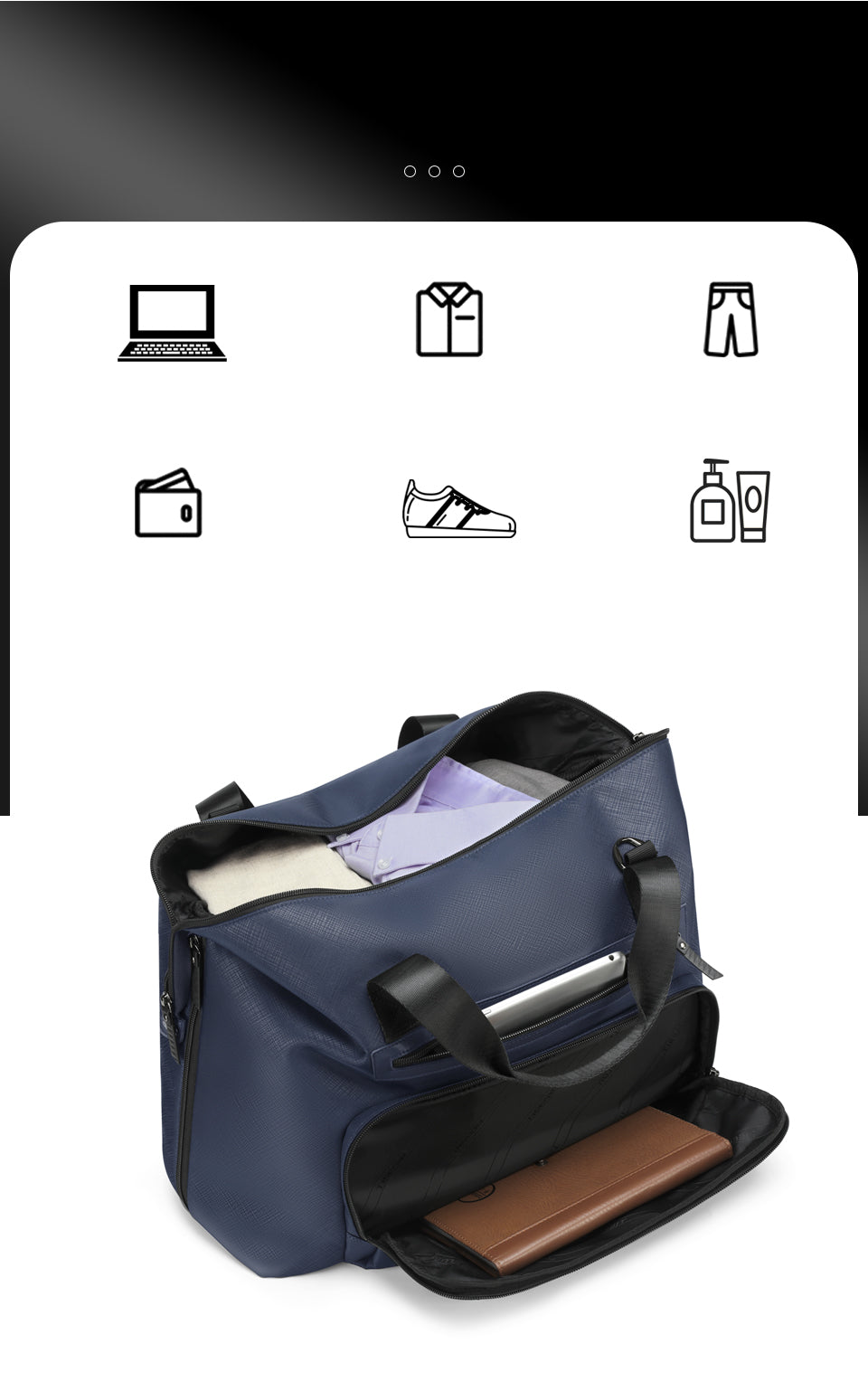 Tigernu fashion expand larger capacity waterproof luggage business travelling bag for outdoor