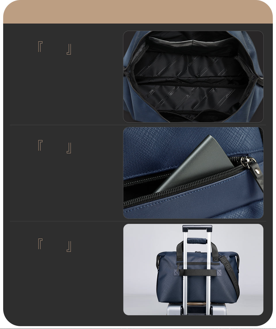 Tigernu fashion expand larger capacity waterproof luggage business travelling bag for outdoor