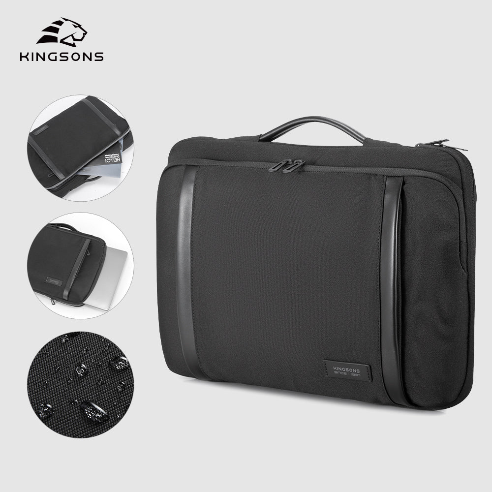Kingsons Multifunctional Pocket Business Laptop Bag Custom Waterproof Hand Bag for Work