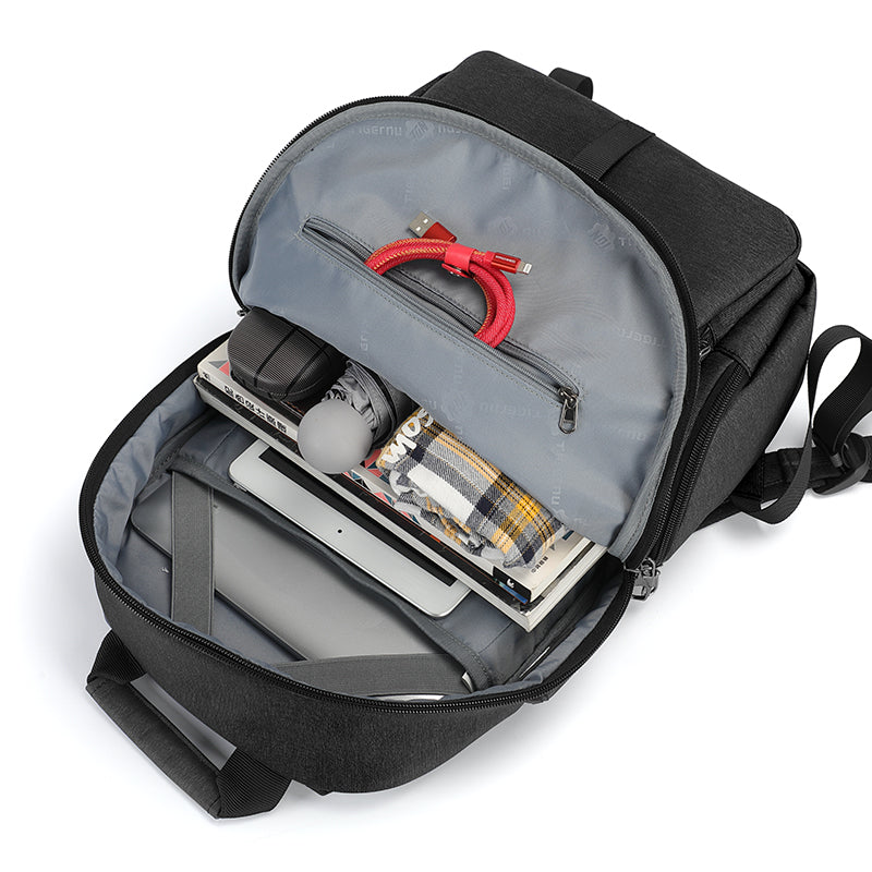 Tigernu Smart Storage Multicolor Backpack 14inch Ergonomic Waterproof Men's Outdoor Bag Men's Backpacks Backpack for Men