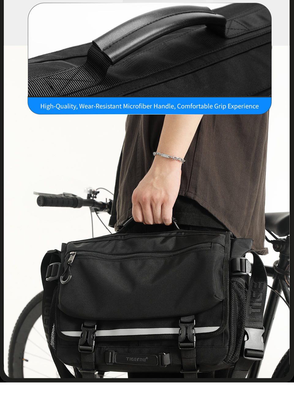 Tigernu Multi Pocket News Camera Bag with Adjustable Strap Garment Sport Bag Sneaker Custom Sales Travel Crossbody Bag