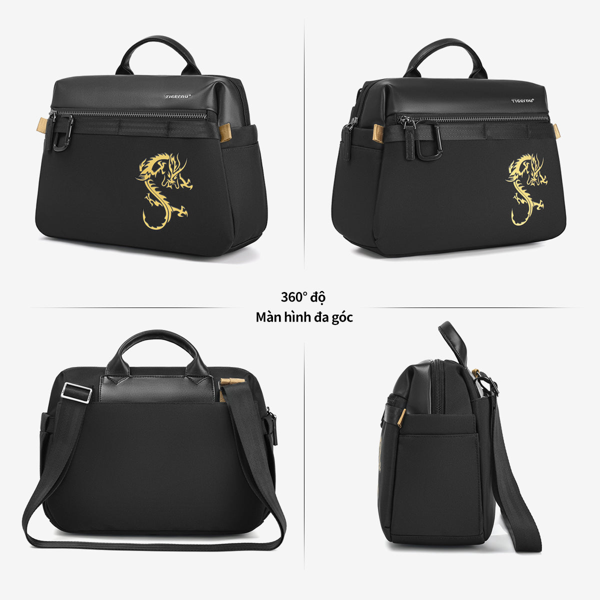 Tigernu Manufacturer's Waterproof Multifunction Soft Bag Business Briefcase Laptop Messenger Shoulder Bag