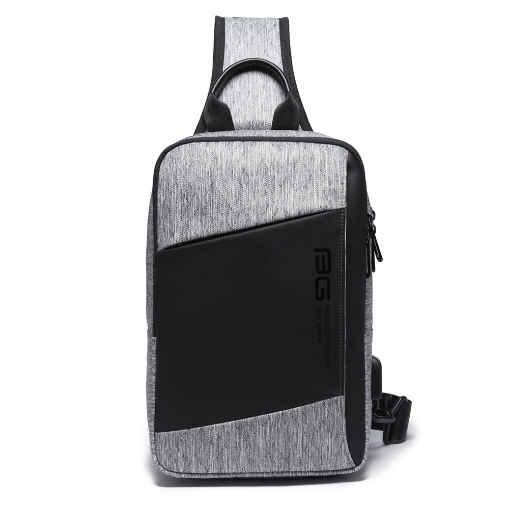 Factory Bange new waterproof oxford wholesale anti theft custom korean crossbody sling bag men sling bag