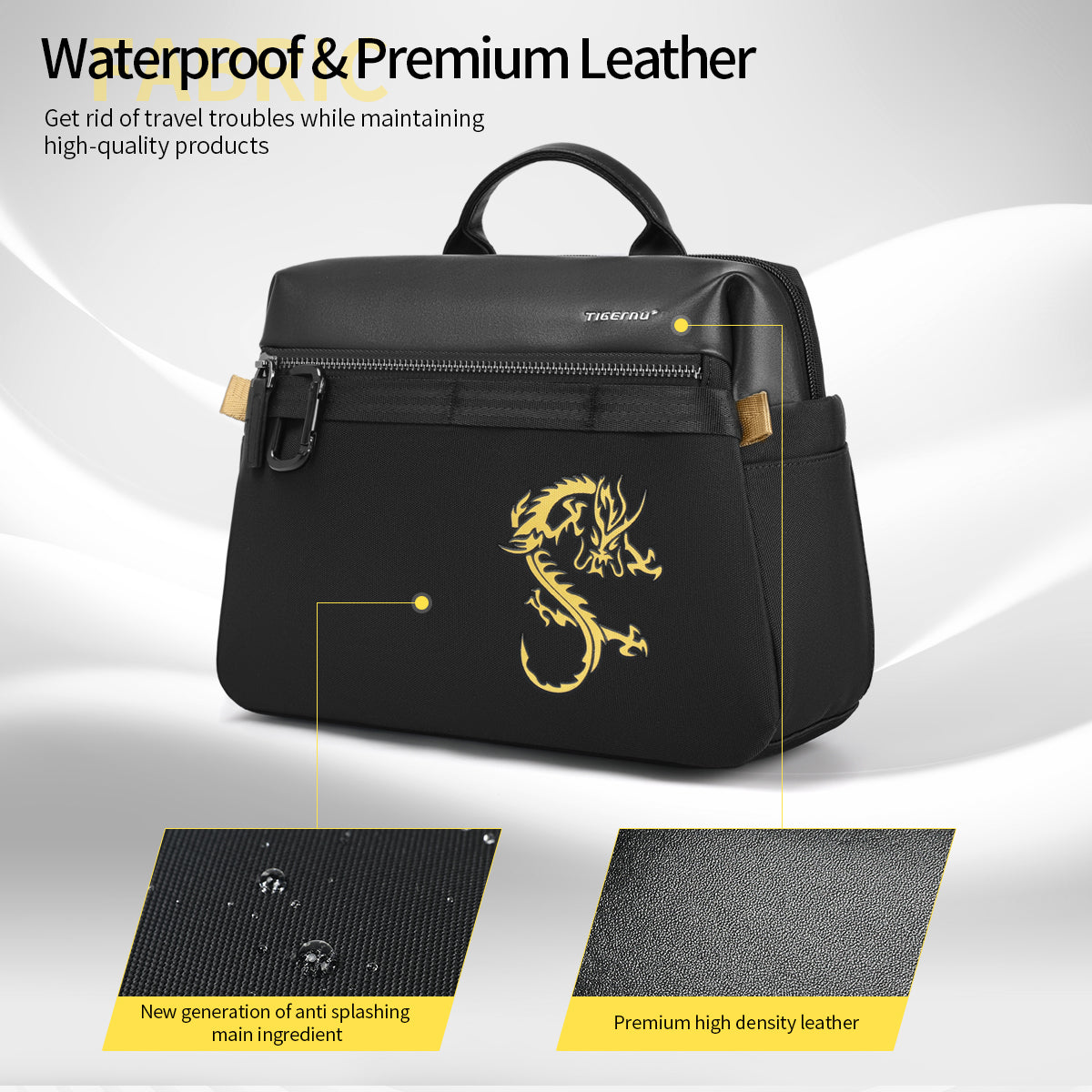 Tigernu Manufacturer's Waterproof Multifunction Soft Bag Business Briefcase Laptop Messenger Shoulder Bag