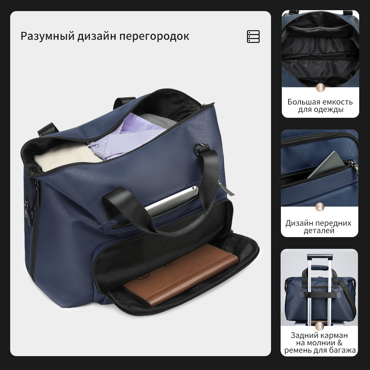 Tigernu fashion expand larger capacity waterproof luggage business travelling bag for outdoor