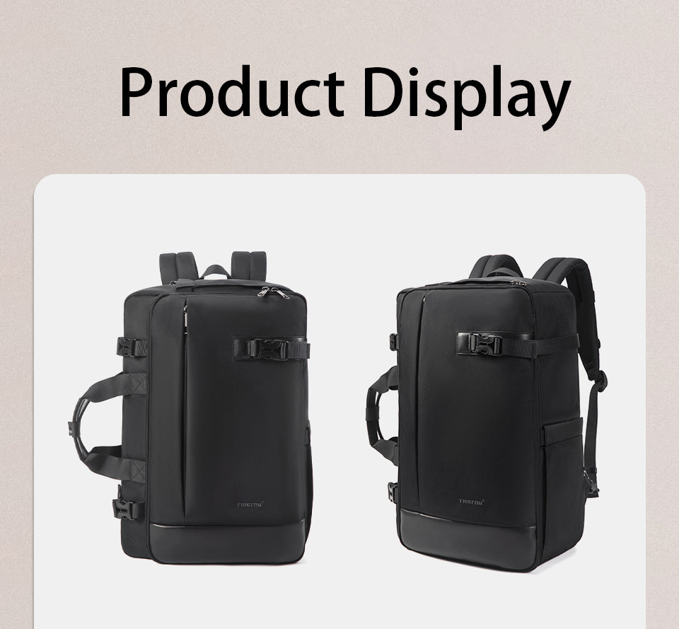 Tigernu High Quality Customizable Large Capacity Layered Storage Crossbody 17 Inches Waterproof Stylish Daily Commuting Backpack