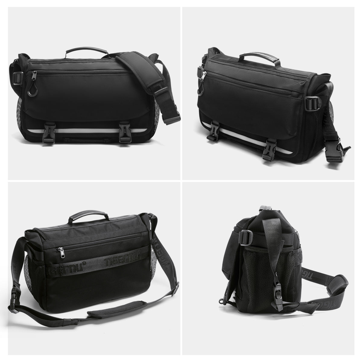 Tigernu Multi Pocket News Camera Bag with Adjustable Strap Garment Sport Bag Sneaker Custom Sales Travel Crossbody Bag