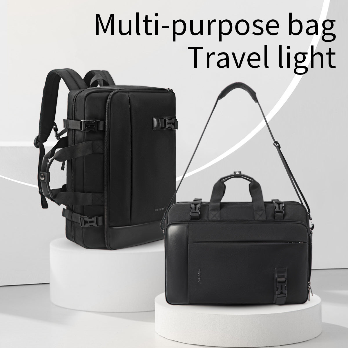 Tigernu High Quality Customizable Large Capacity Layered Storage Crossbody 17 Inches Waterproof Stylish Daily Commuting Backpack