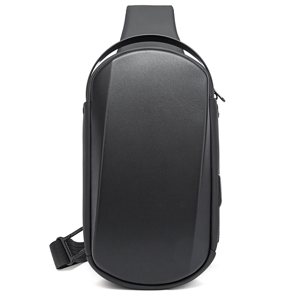 BANGE usb men travel outdoor waterproof portable men small shoulder crossbody sling bag crossbody sling bag
