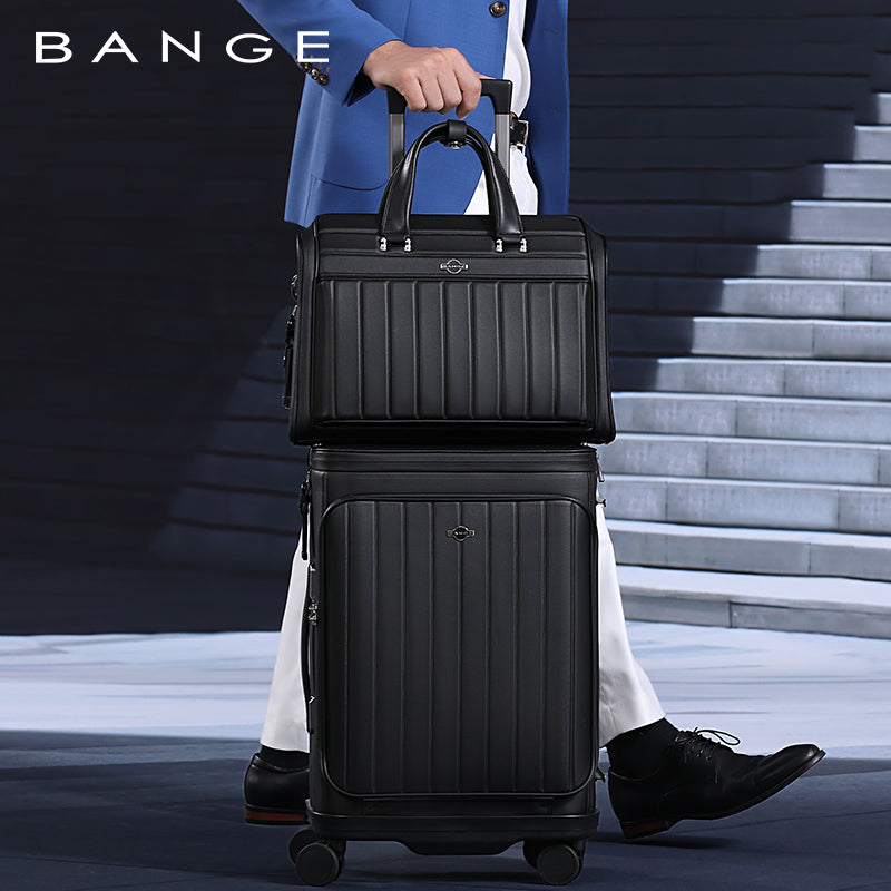 Bange Unisex 360 Degree Silent Glide Wheels TSA Lock Premium 20inch Carry on Multifunction Travel Luggage