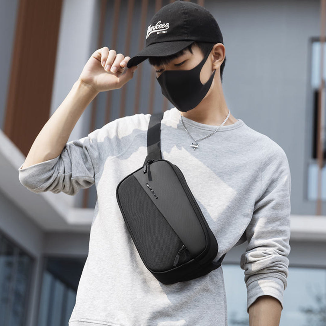 Mark Ryden Custom Stylish Large Capacity Men Crossbody Shoulder Chest Bag Handbag Chest Sling Bag