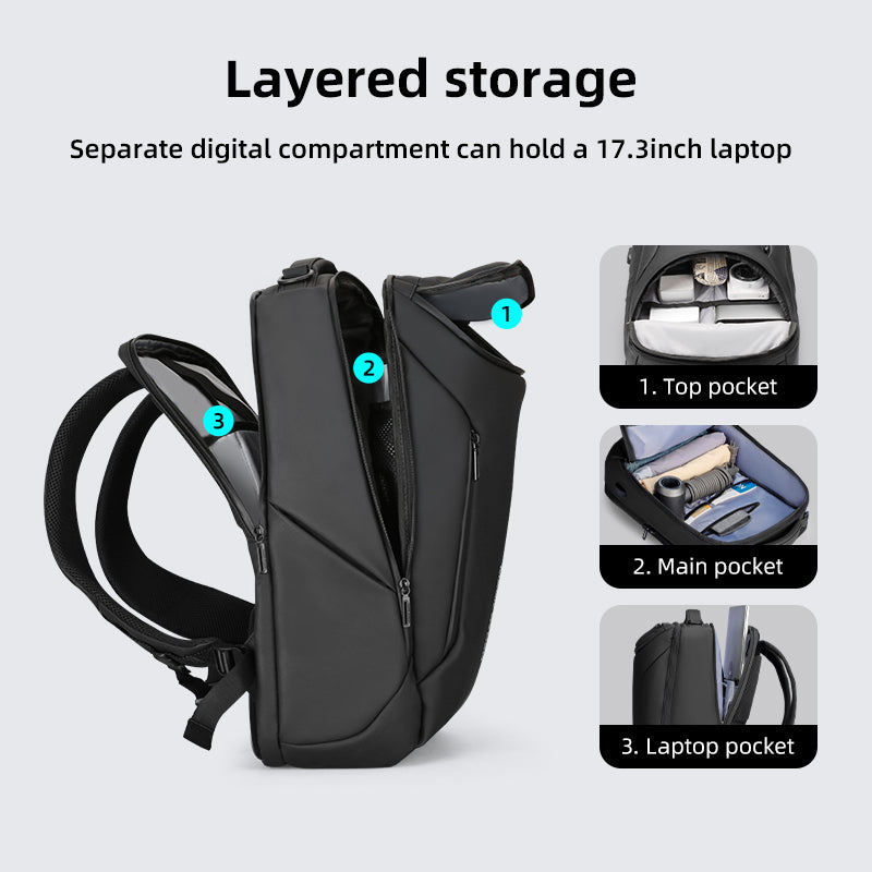 Ryden Backpack Bag Manufacturer Men Mochila De Viaje 17 Inch Laptop Backpacks Anti-theft