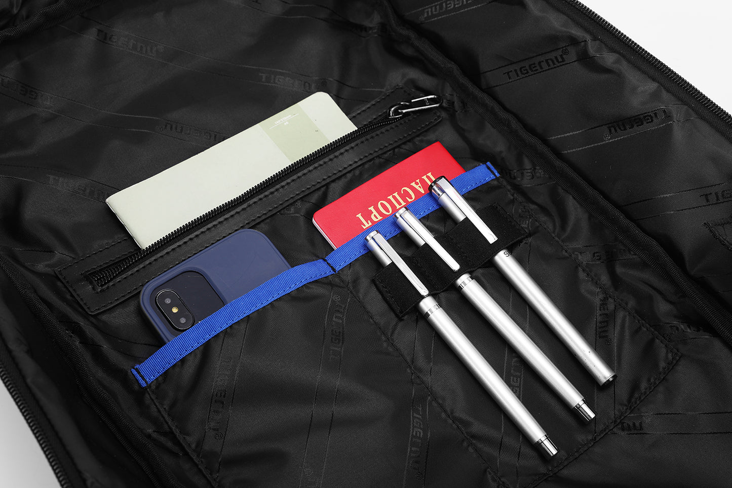 Tigernu Multi Functional Expansion Compartment, USB Waterproof and Breathable Honeycomb Back Panel, Nylon 3-in-1 Detachable Travel Bag
