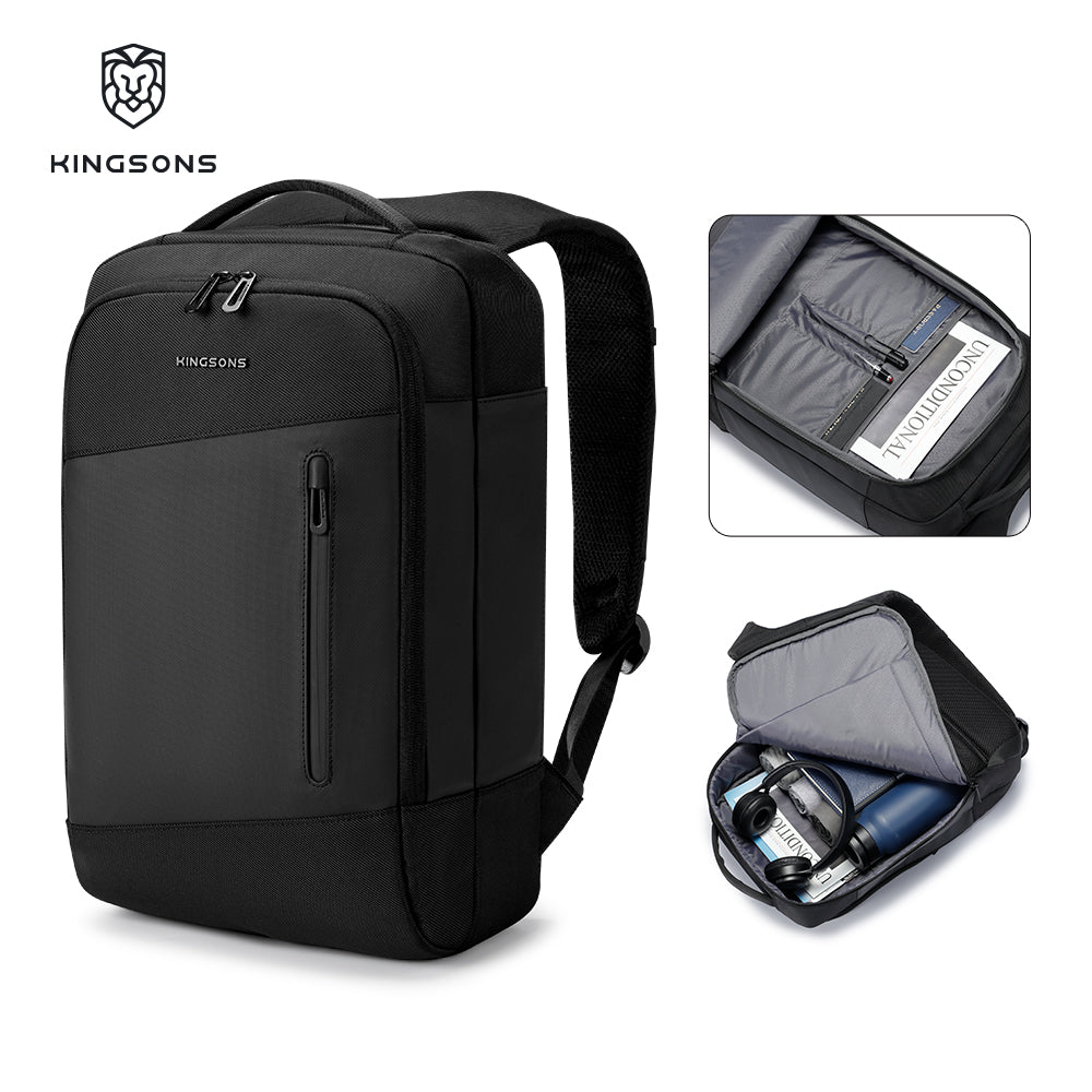 Kingsons Durable Business Laptop Backpack Leather