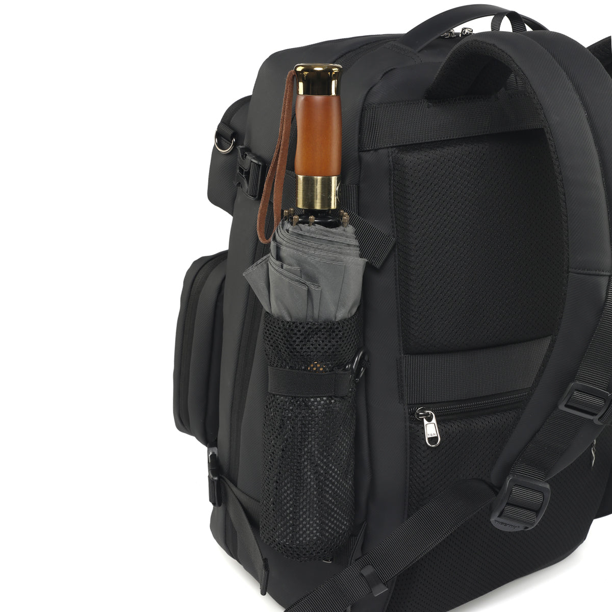 Tigernu Multi Functional Expansion Compartment, USB Waterproof and Breathable Honeycomb Back Panel, Nylon 3-in-1 Detachable Travel Bag