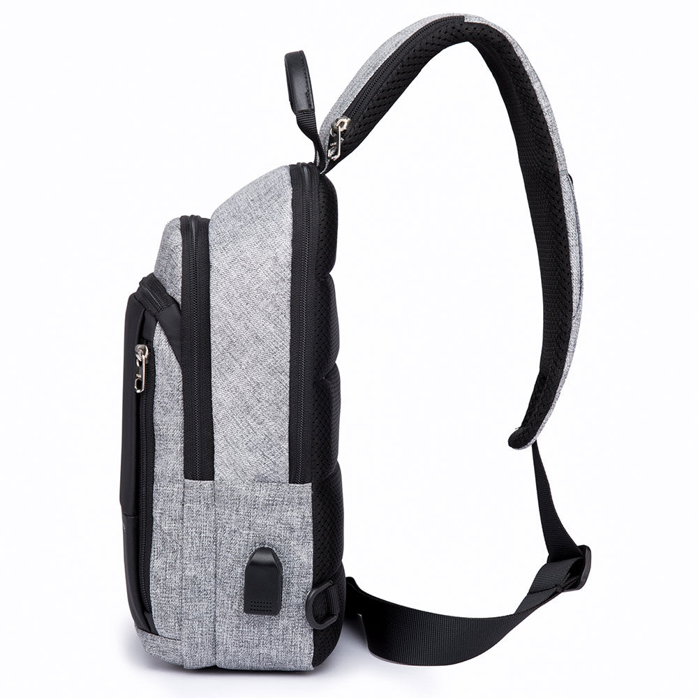 waterproof shoulder crossbody sport cross body cheap men shoulder korean custom anti theft men sling bag