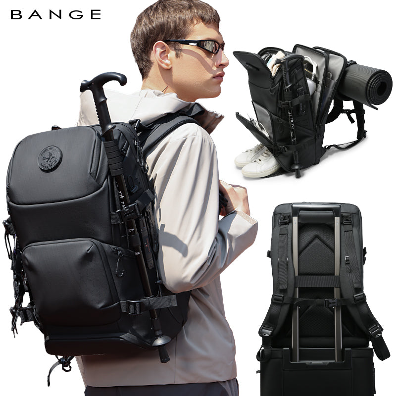 BANGE New Premium Multifunction Trendy 15.6inch Hiking Wholesale Waterproof Men Laptop Backpack