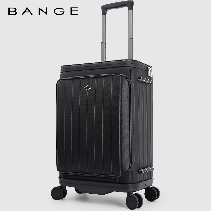 Bange Unisex 360 Degree Silent Glide Wheels TSA Lock Premium 20inch Carry on Multifunction Travel Luggage