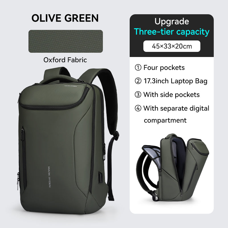 Ryden Backpack Bag Manufacturer Men Mochila De Viaje 17 Inch Laptop Backpacks Anti-theft