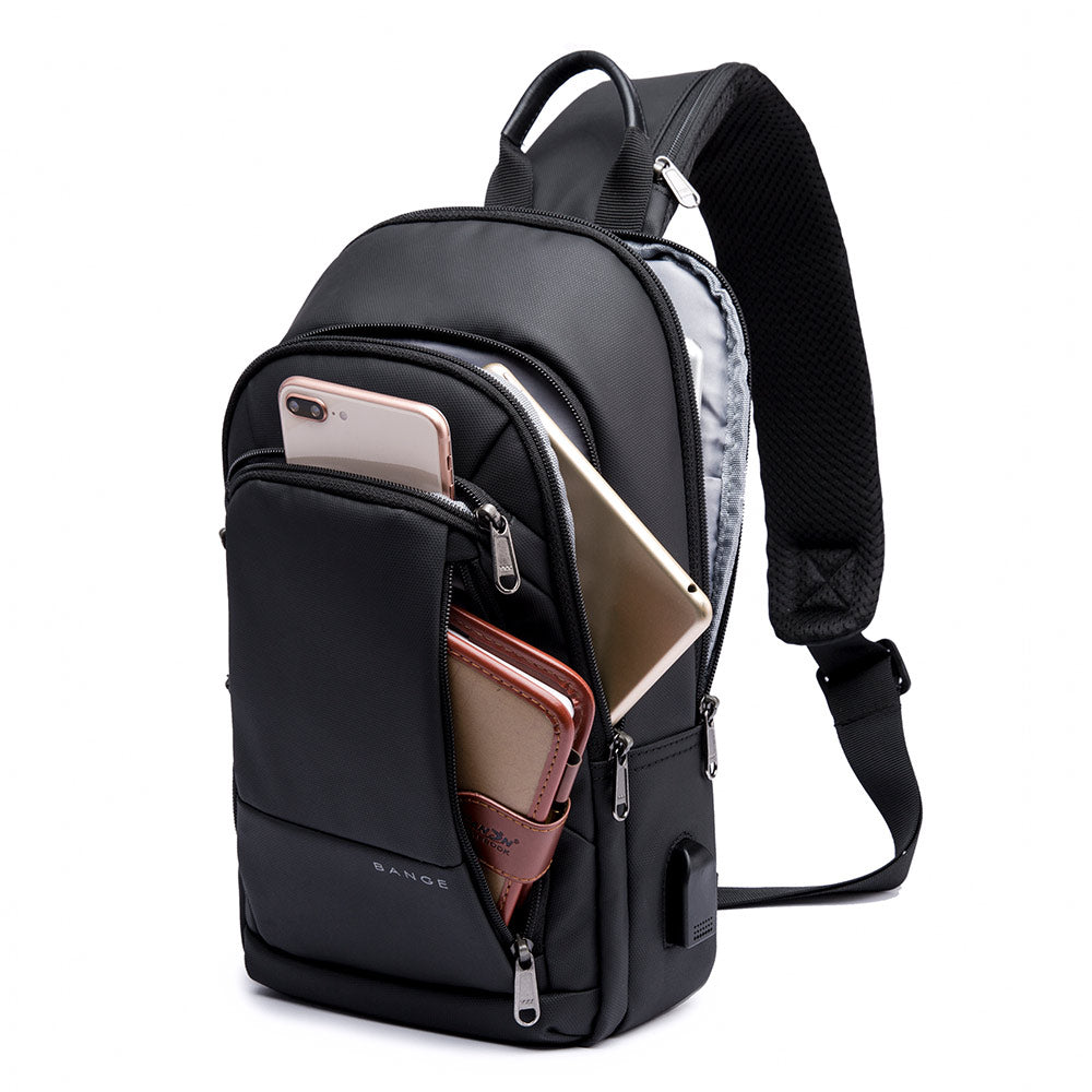 waterproof shoulder crossbody sport cross body cheap men shoulder korean custom anti theft men sling bag