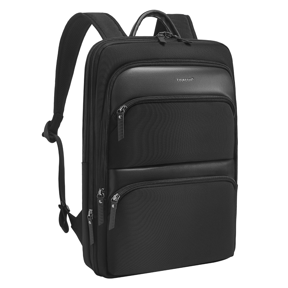 Tigernu Fashion Daily Portable Lightweight Laptop Bag Nylon S-Shaped Ergonomic Dynamic Expansion Men's Backpacks Backpack for Men