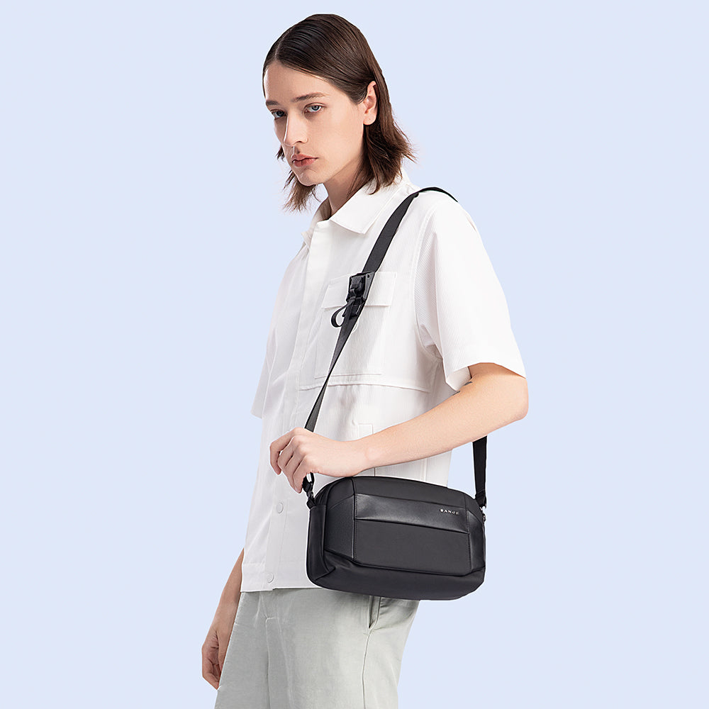 Waterproof Shoulder Wholesale Custom Anti Theft Nylon Men Crossbody Sling Bag