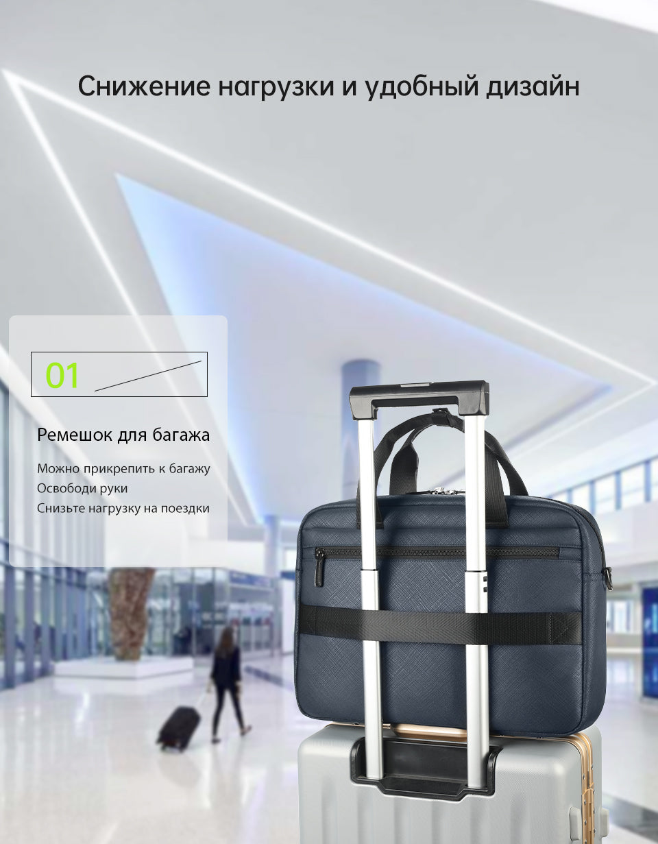 Tigernu Large Capacity Anti-Wrinkle Waterproof Business Travel Bag Formal Meeting Organizer Light Weight Scientific Storage Computer