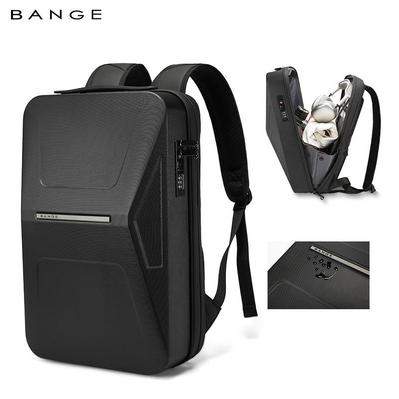 Bange new hard shell EVA premium USB charging TSA lock waterproof travel men laptop backpacks