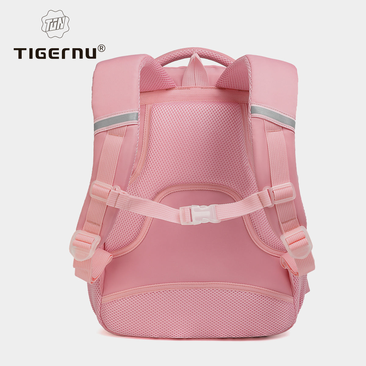 Tigernu High Quality Lightweight Waterproof Student Backpack Large Capacity Oxford Spine Protection Zipper Breathable Safe for Campus