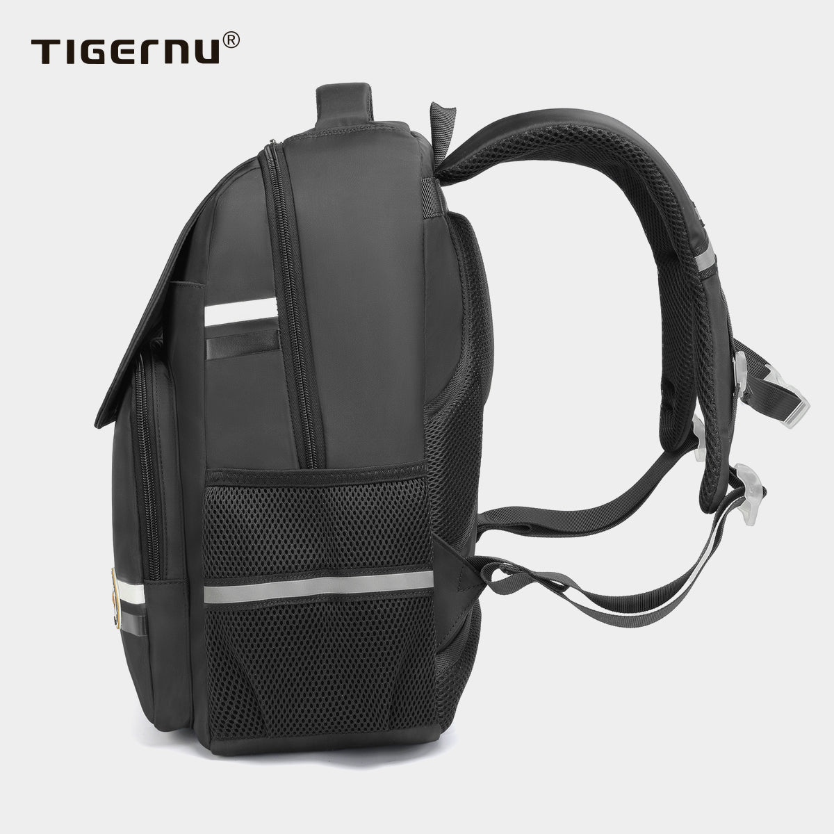 Tigernu High Quality Lightweight Waterproof Student Backpack Large Capacity Oxford Spine Protection Zipper Breathable Safe for Campus
