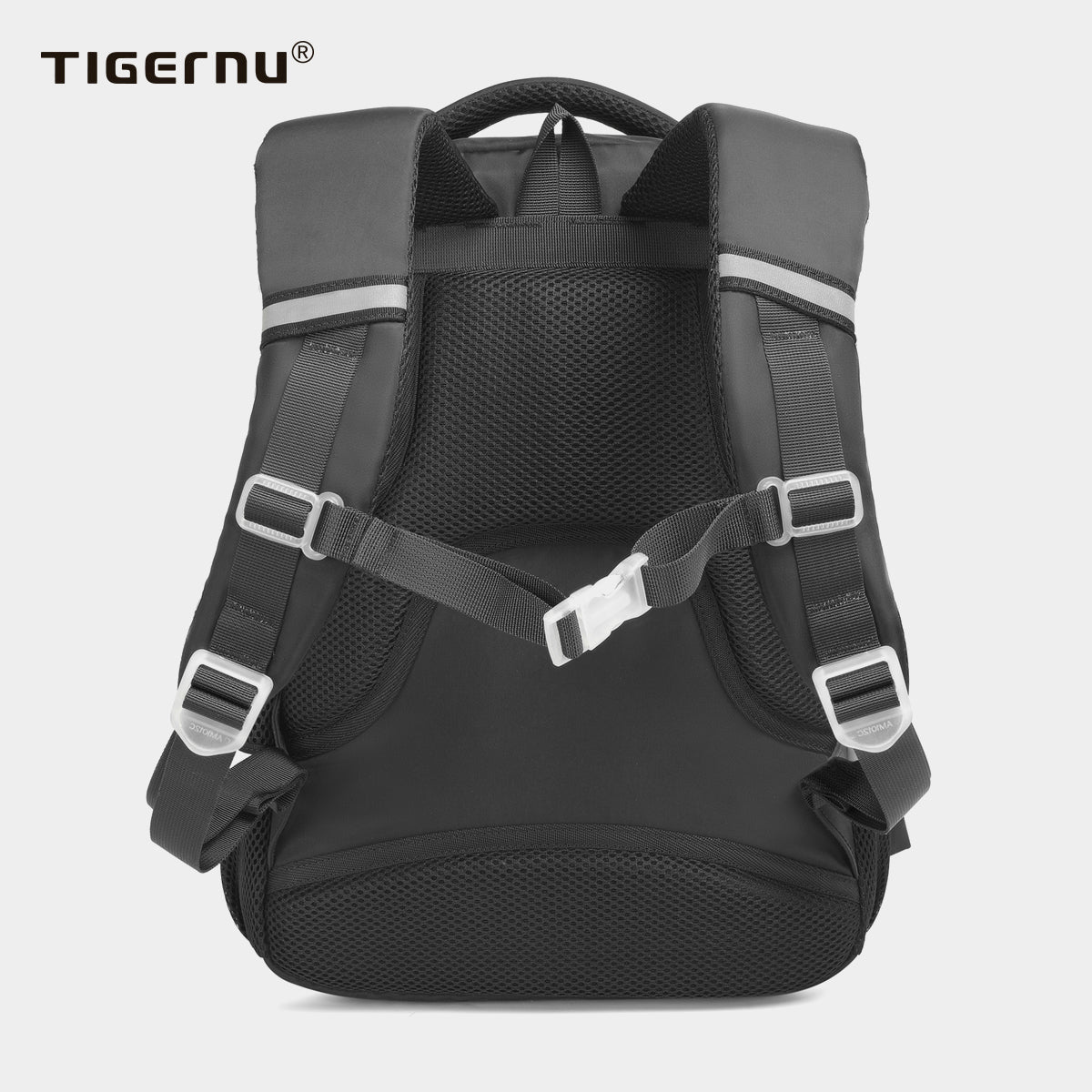 Tigernu High Quality Lightweight Waterproof Student Backpack Large Capacity Oxford Spine Protection Zipper Breathable Safe for Campus