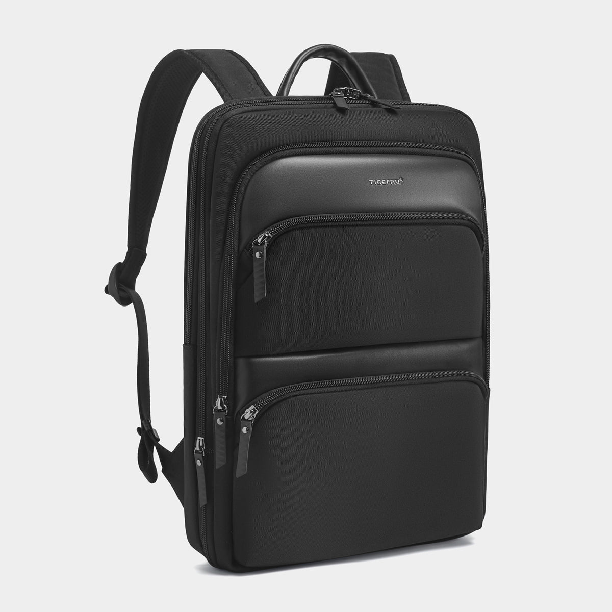 Tigernu Fashion Daily Portable Lightweight Laptop Bag Nylon S-Shaped Ergonomic Dynamic Expansion Men's Backpacks Backpack for Men