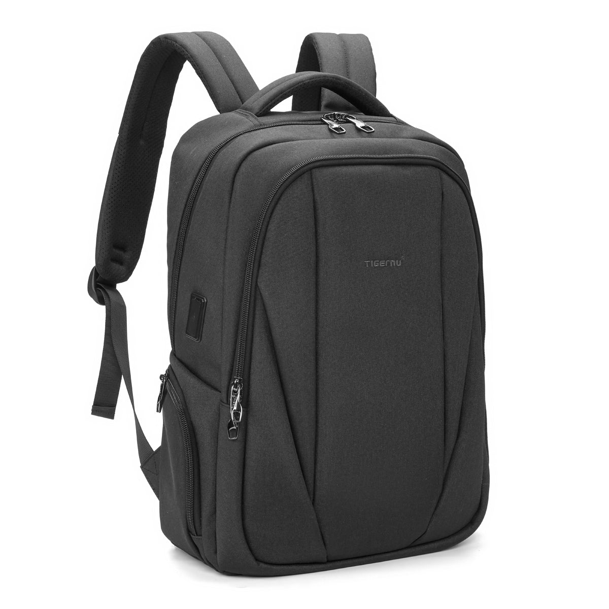 Tigernu High Quality Wholesale 15.6 Inch Computer Compartment Nylon USB Breathable Lightweight Waterproof Outdoor Travel Bag