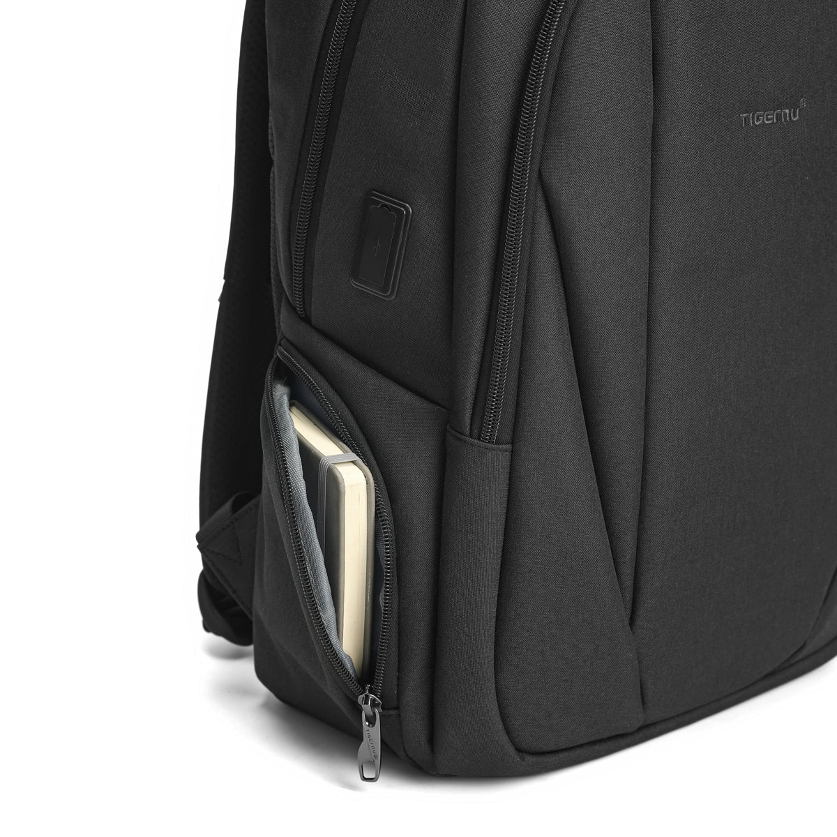 Tigernu High Quality Wholesale 15.6 Inch Computer Compartment Nylon USB Breathable Lightweight Waterproof Outdoor Travel Bag