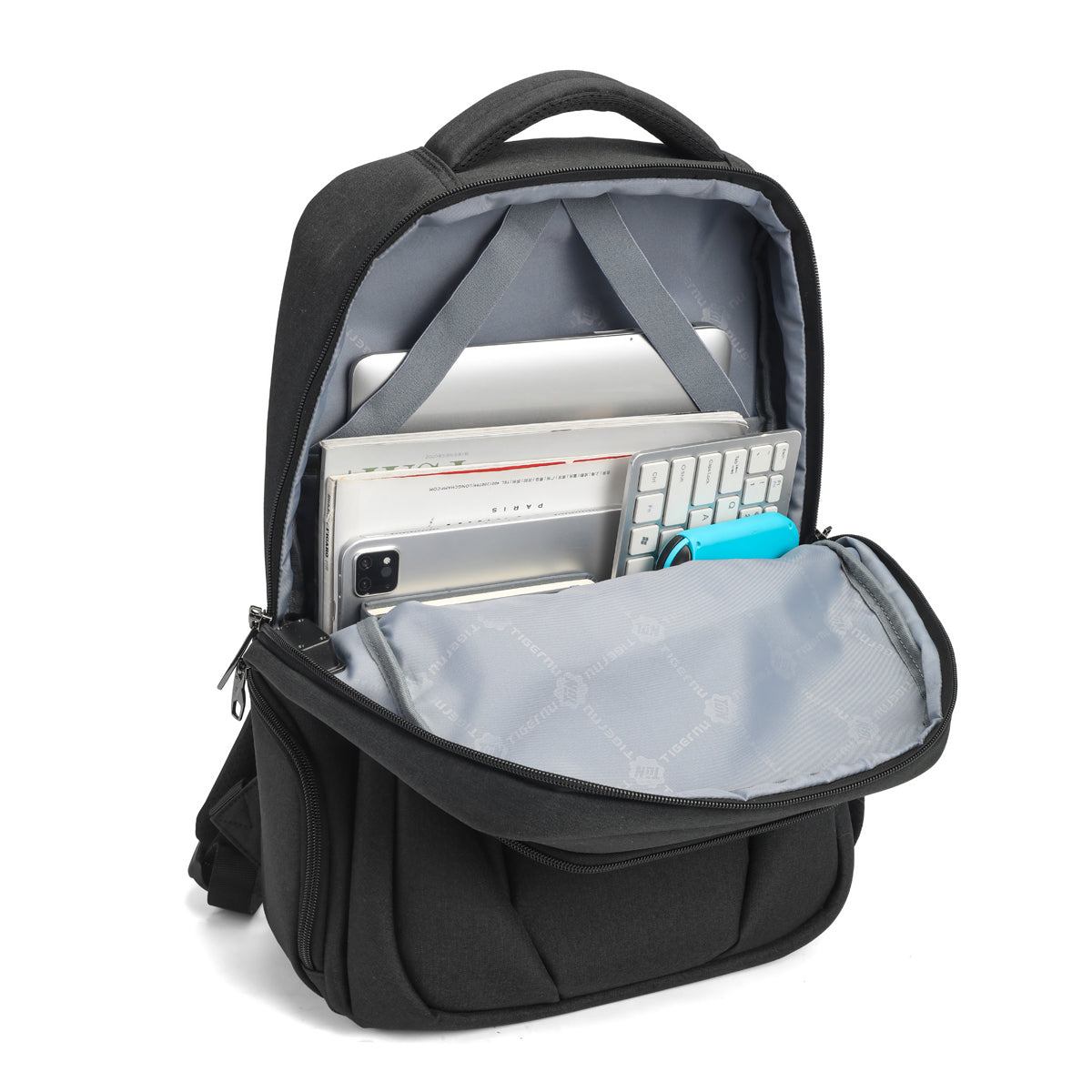 Tigernu High Quality Wholesale 15.6 Inch Computer Compartment Nylon USB Breathable Lightweight Waterproof Outdoor Travel Bag