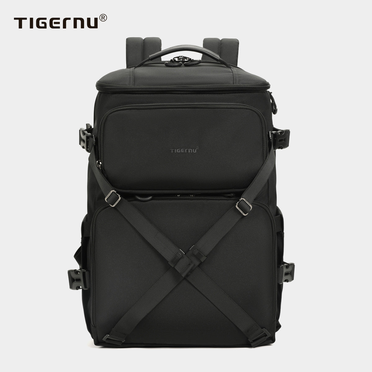 Tigernu Outdoor Waterproof Rain Cover Multifunctional Professional Tripod Holder Large Camera Backpack With Laptop Compartment