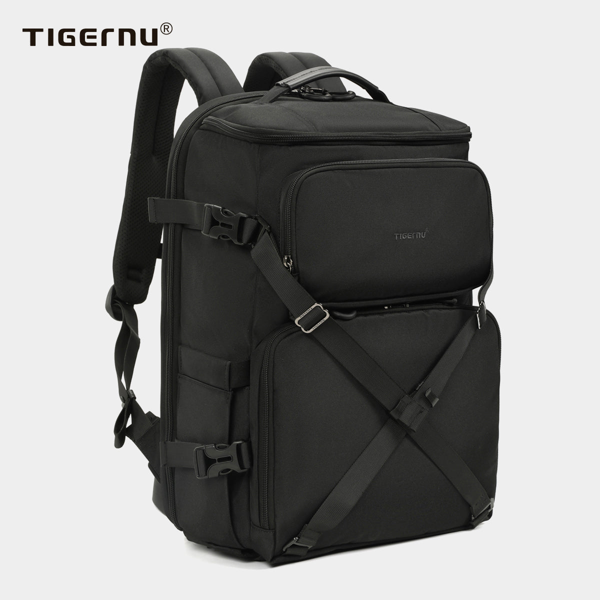 Tigernu Outdoor Waterproof Rain Cover Multifunctional Professional Tripod Holder Large Camera Backpack With Laptop Compartment