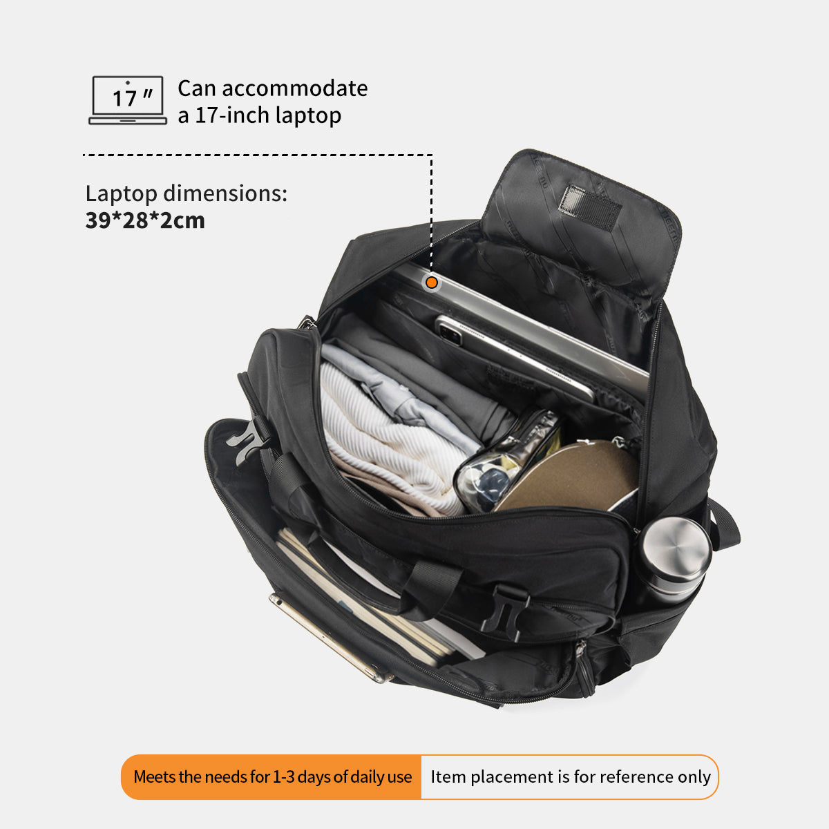 Tigernu High Quality Customizable Large Capacity Layered Storage Crossbody 17 Inches Waterproof Stylish Daily Commuting Backpack
