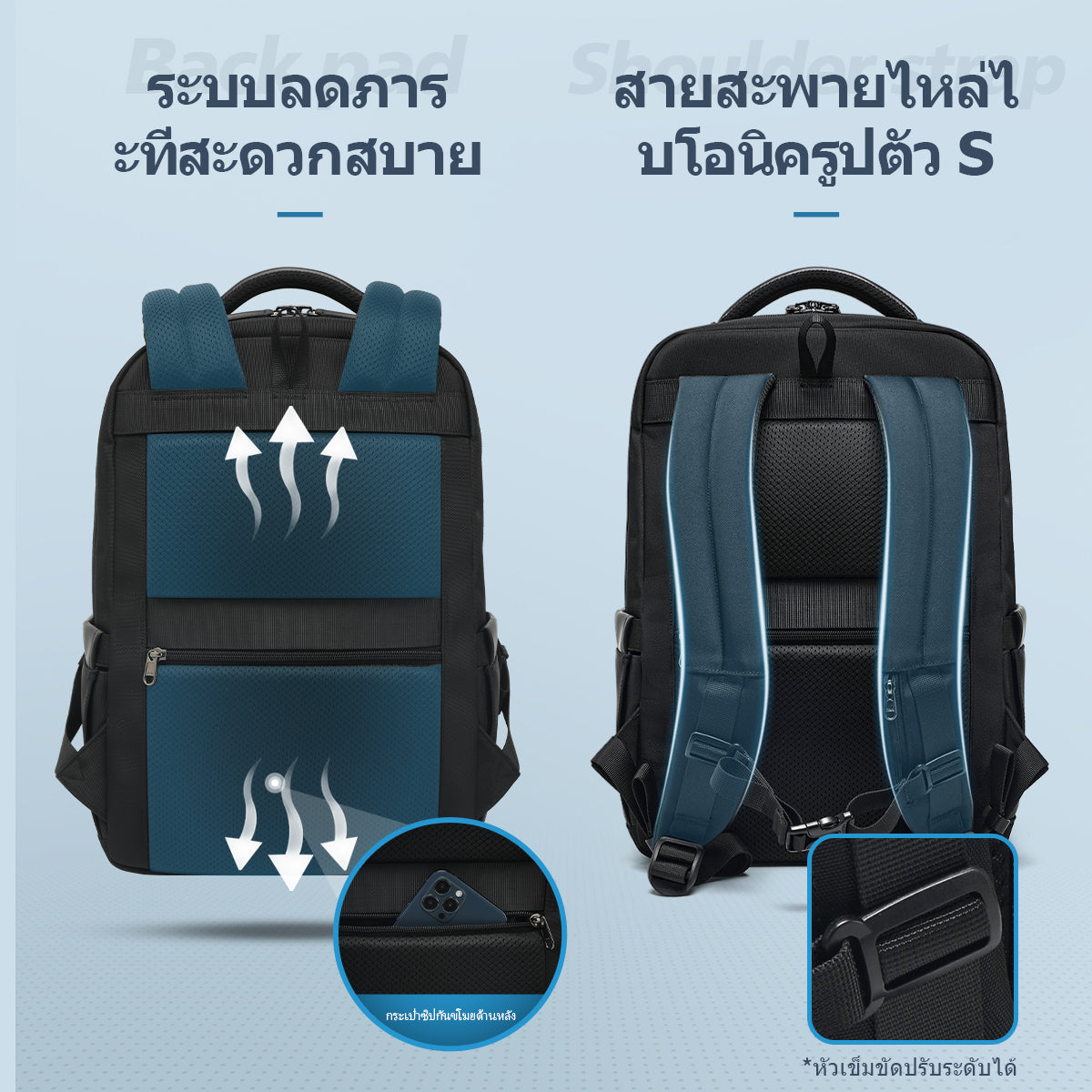 Tigernu Backpack 2025 Customizable Large Capacity Multi-function 15.6 Inch Lightweight Waterproof Daily Commuting Business Backpack