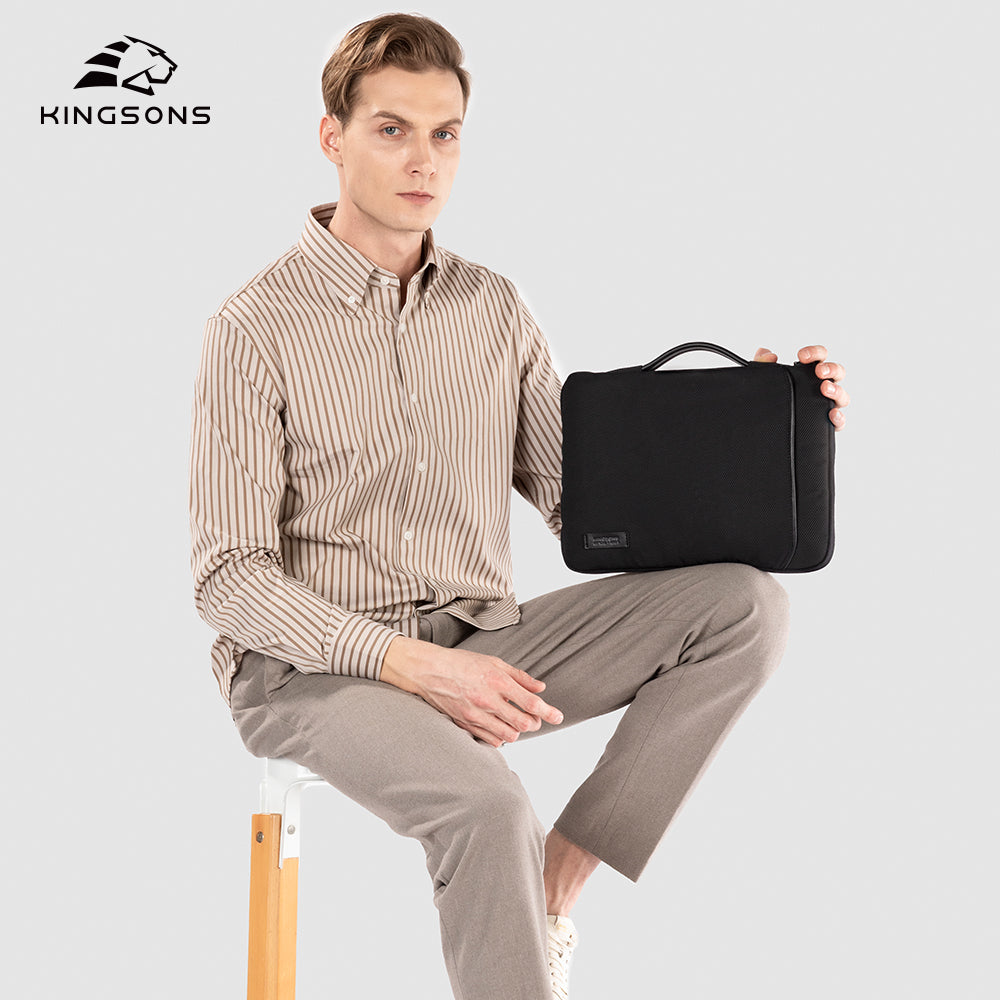 Kingsons Multifunctional Pocket Business Laptop Bag Custom Waterproof Hand Bag for Work