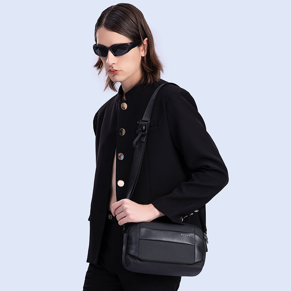 Waterproof Shoulder Wholesale Custom Anti Theft Nylon Men Crossbody Sling Bag