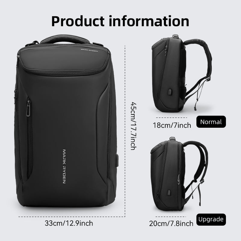 Ryden Backpack Bag Manufacturer Men Mochila De Viaje 17 Inch Laptop Backpacks Anti-theft