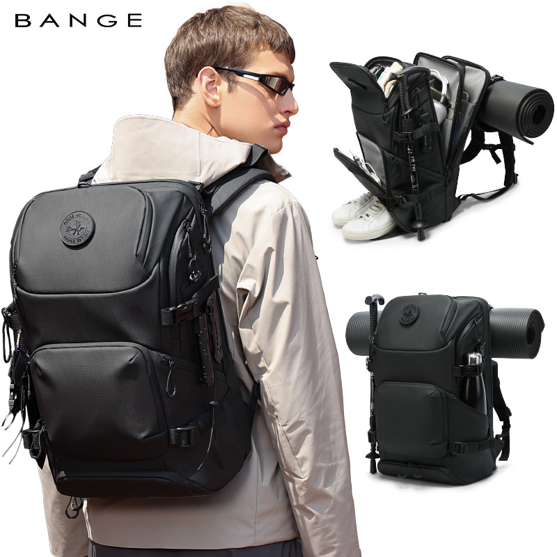 BANGE New Premium Multifunction Trendy 15.6inch Hiking Wholesale Waterproof Men Laptop Backpack