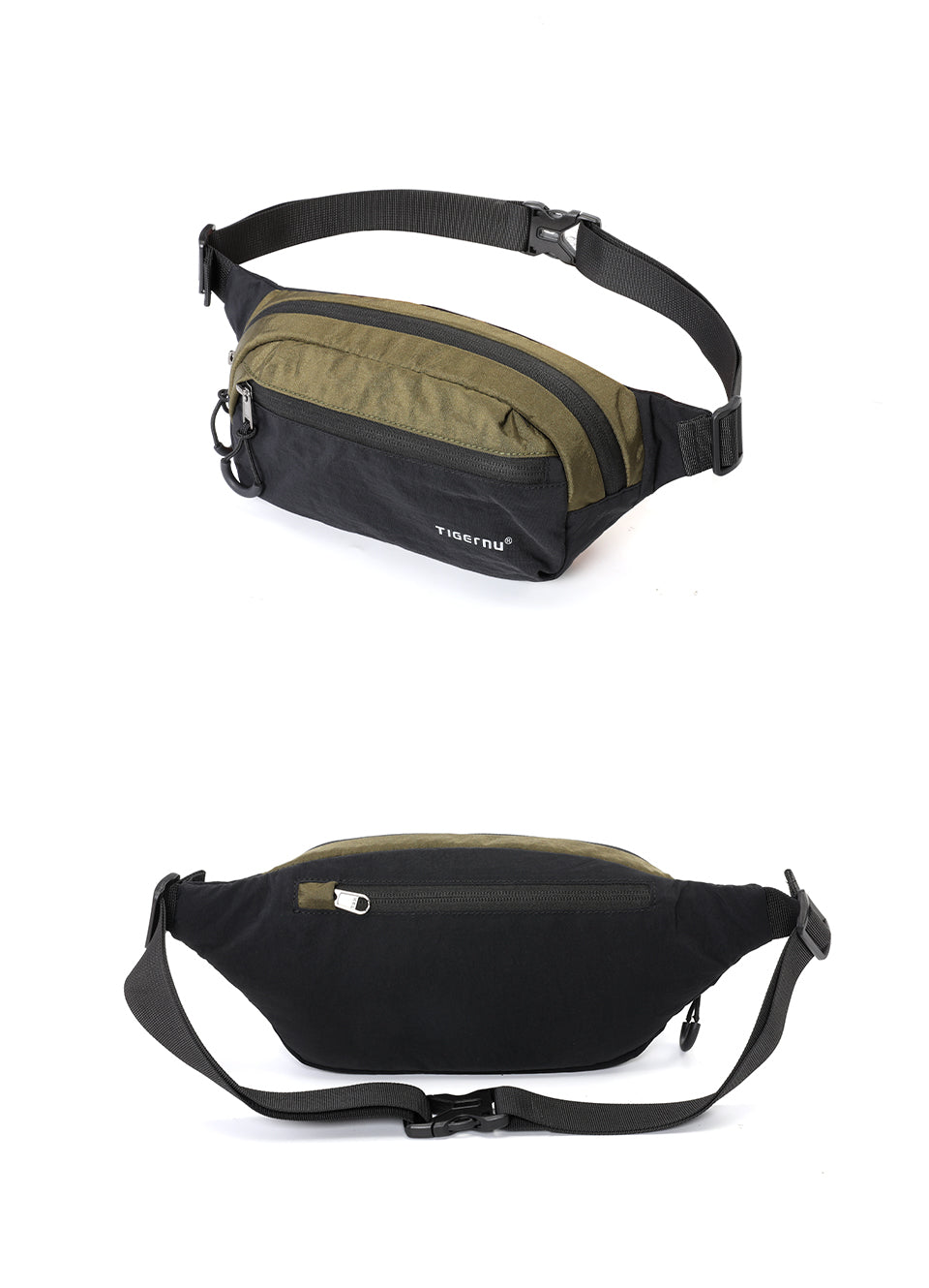 Tigernu High Quality Fashion Layered Storage Multi-pocket Nylon Durable Lightweight Waterproof Outdoor Daily Men Crossbody Bag