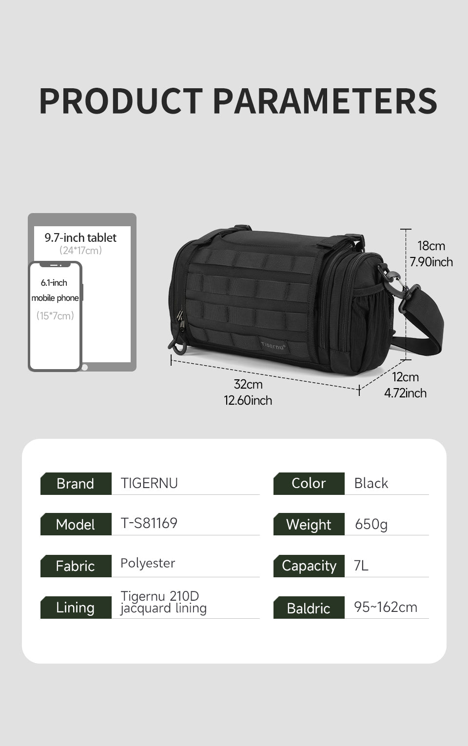 Tigernu Hot Sale High Quality Large Capacity Multi-pocket Nylon Waterproof Wear-resistant Outdoor Activity Bicycle Travel Backpack