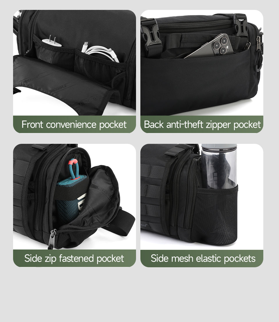 Tigernu Hot Sale High Quality Large Capacity Multi-pocket Nylon Waterproof Wear-resistant Outdoor Activity Bicycle Travel Backpack