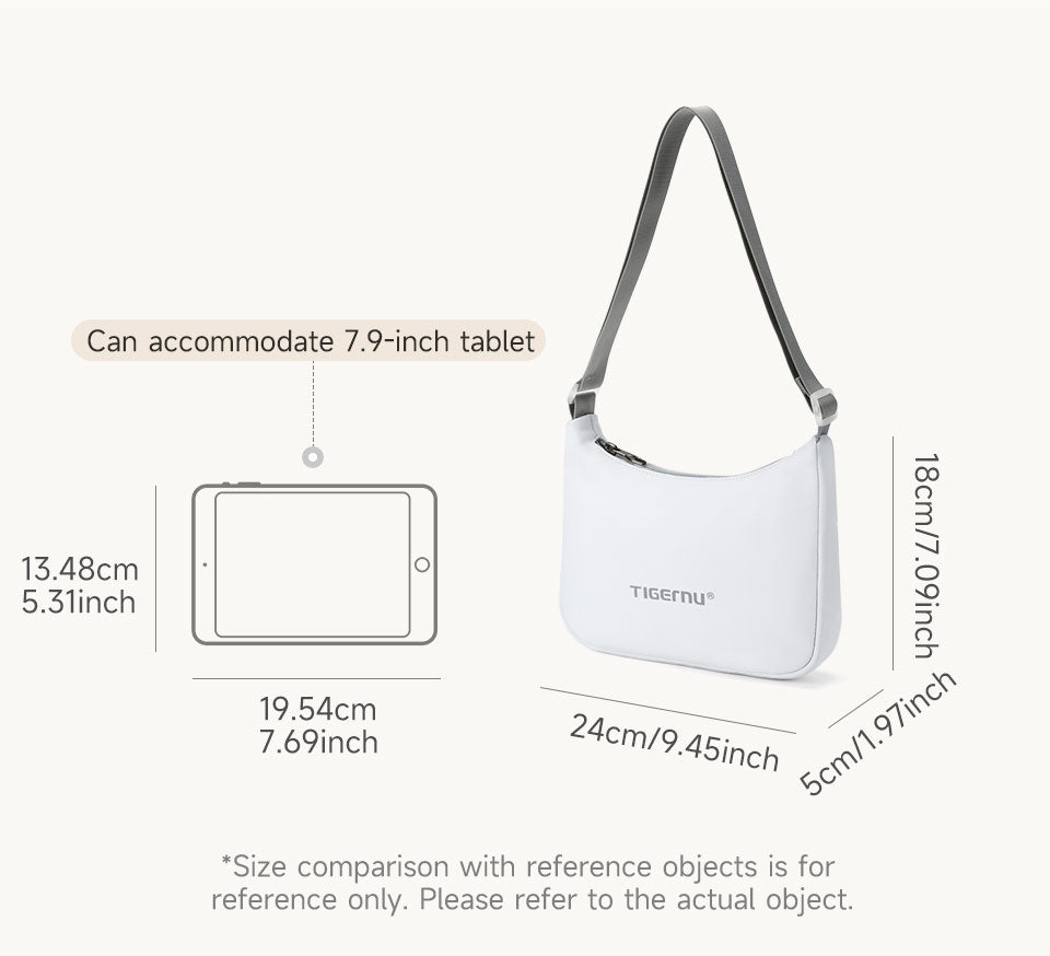 Tigernu High Quality Fashion Lady Cross Body Bag Lightweight Waterproof Nylon Sling Bags Adjustable Strap Zipper for Women
